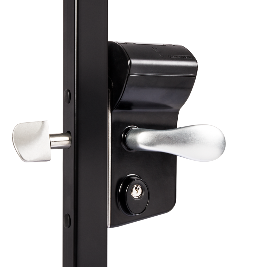 Mechanical code lock for sliding gate
