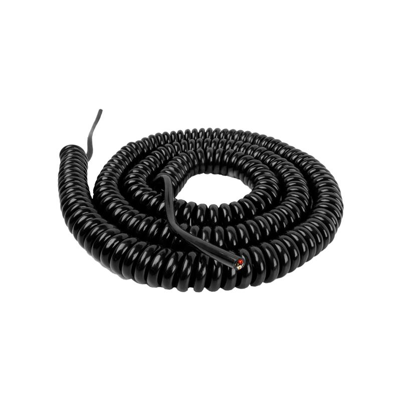 18/2 12 Foot extended coil cord.