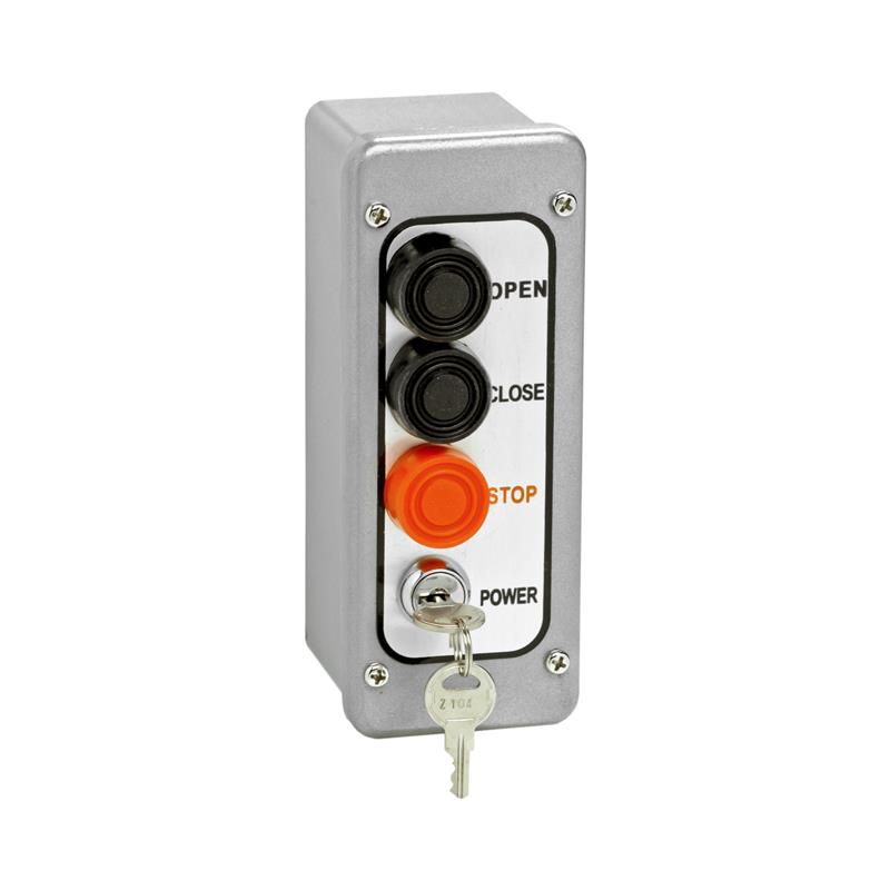 Exterior 3 button control w/ lockout