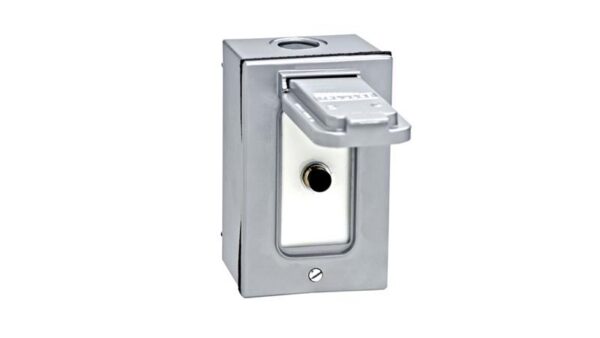 Exterior One button w/ cover