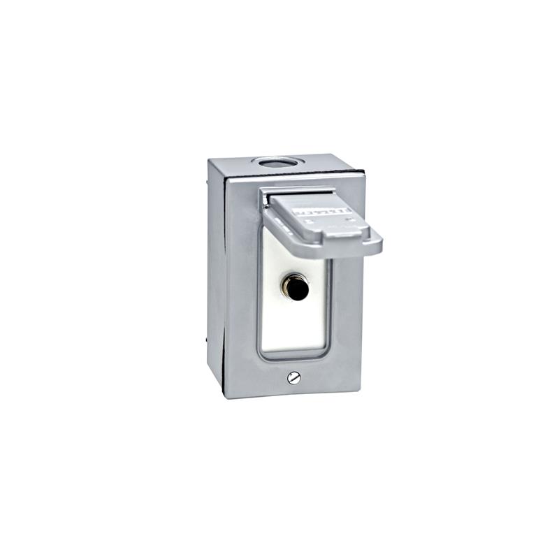 Exterior One button w/ cover