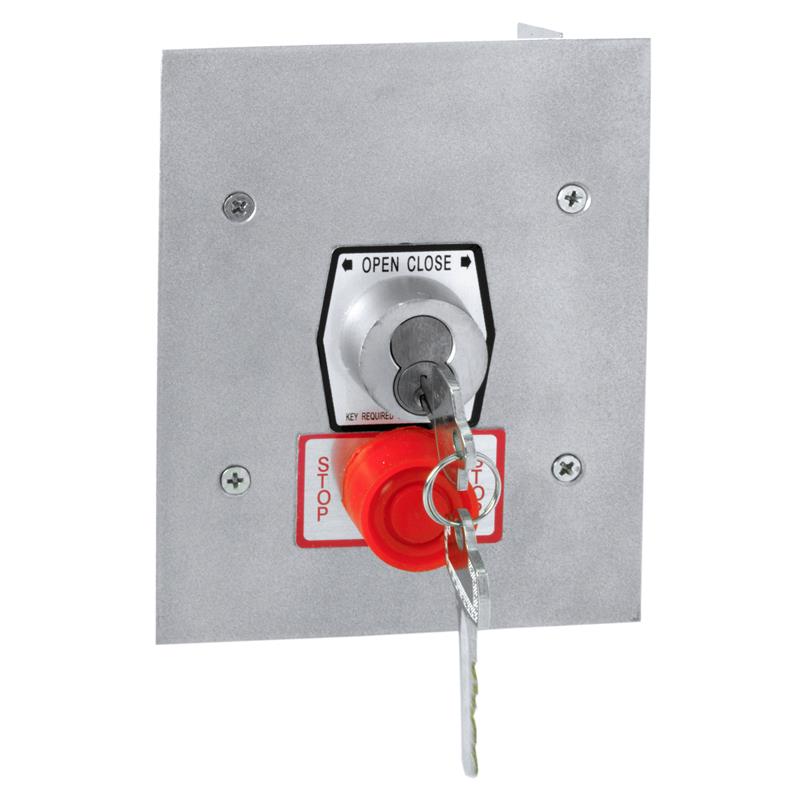 Ext Flush Mnt O/C Keyswitch w/Stop - BC