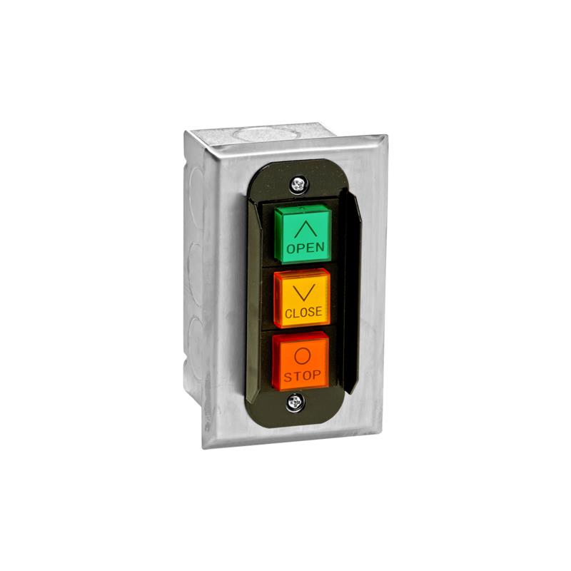 NEMA-1 Three Button-Single Gang