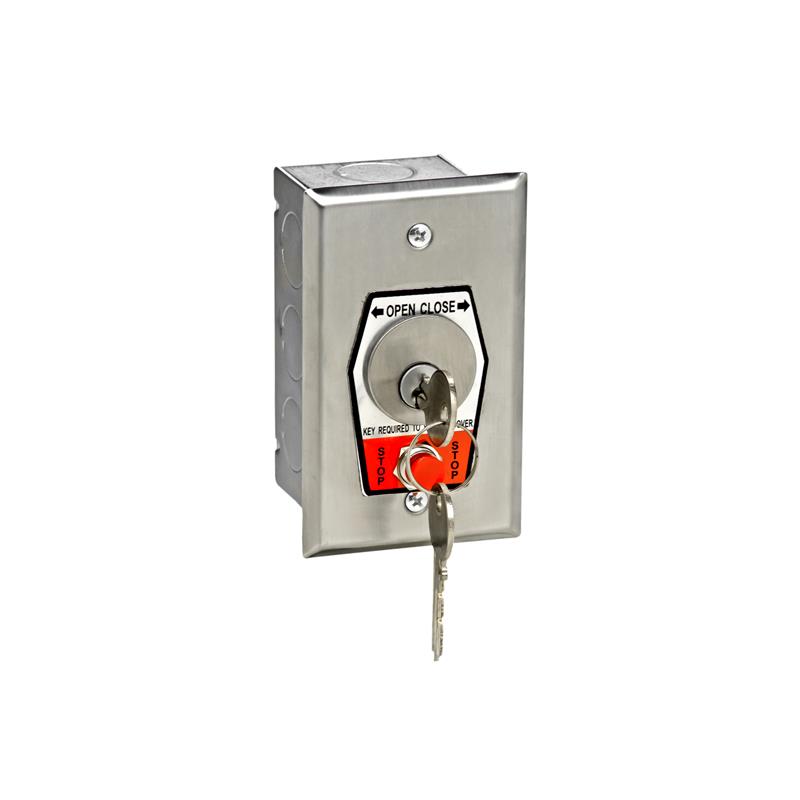 Exterior Open-Close w/Stop Button