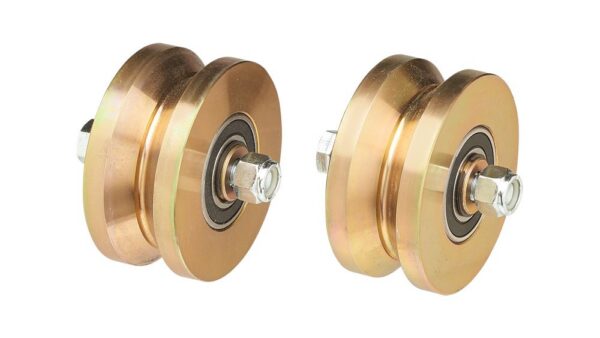 Power Wheels 4" Steel V-Groove (pair)