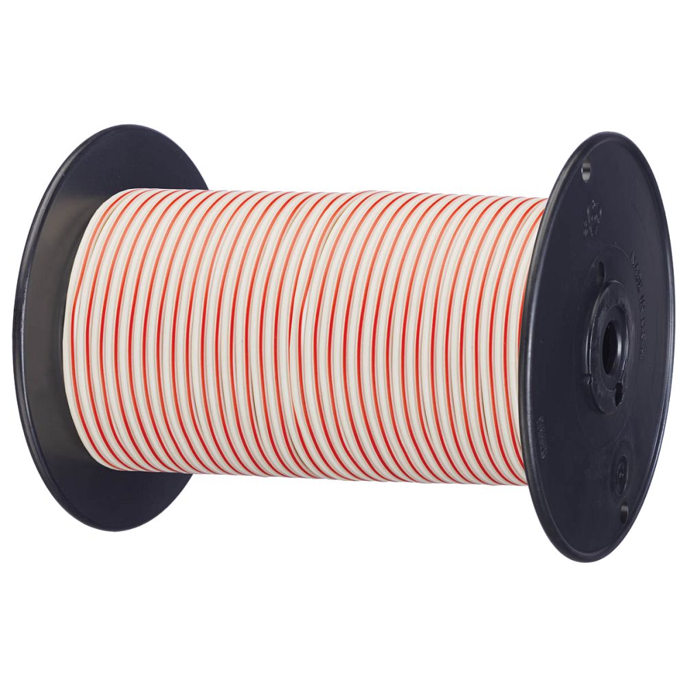 2 Strand Bell Wire 500ft Red/Wht