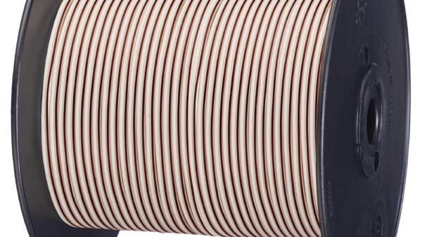 2-Strand Bell Wire Black/White 500' Roll