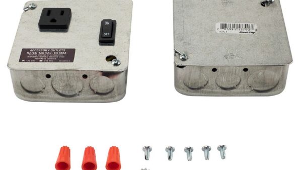 ON/OFF SWITCH AND RECEPTACLE BOX